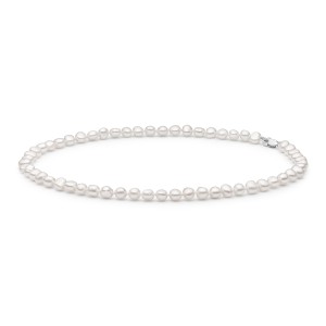 Colier perle naturale albe si argint 45 cm DiAmanti BRW47-G (Argint 925‰ 0,9 g.)